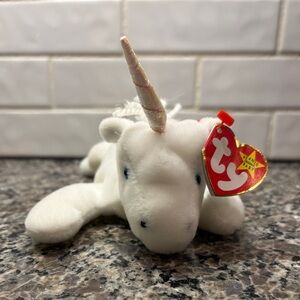 Vintage Ty Beanie Baby Mystic Unicorn 1994 PVC Pellets Collectible w/ Tags